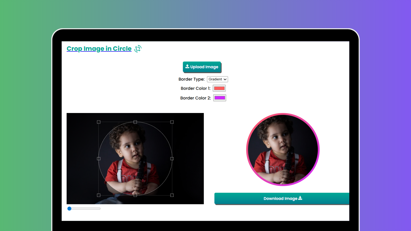 Crop Image in Circle