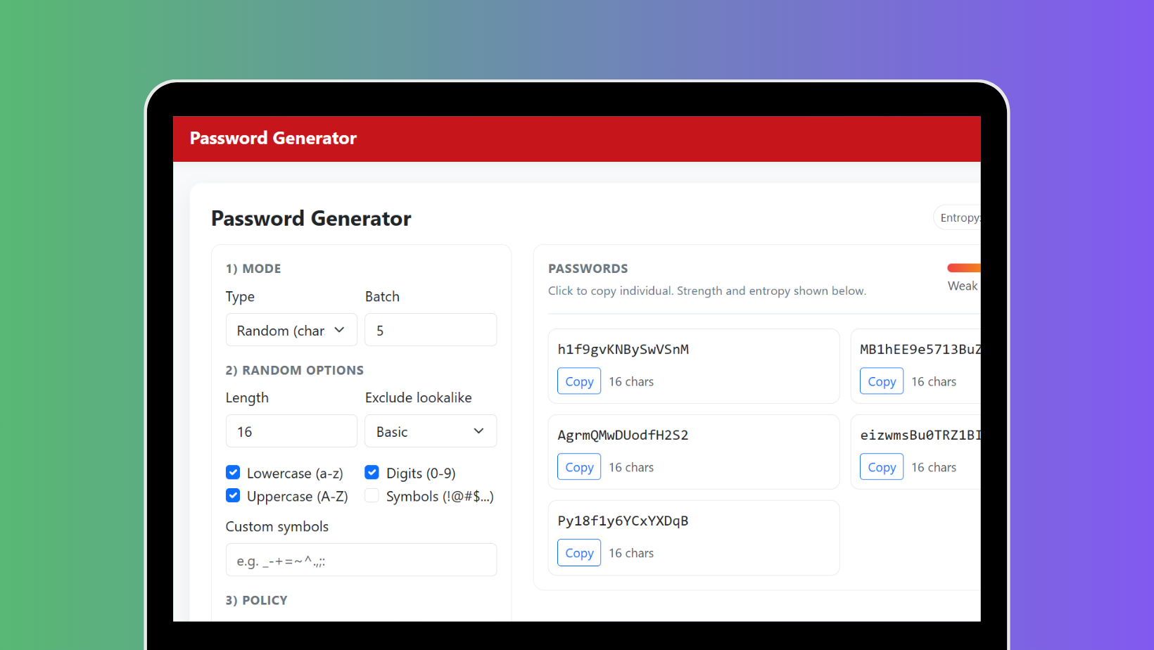 Password Generator